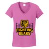 Ladies Heavy Cotton™ 100% Cotton V-Neck T-Shirt Thumbnail