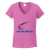 Ladies Heavy Cotton™ 100% Cotton V-Neck T-Shirt Thumbnail