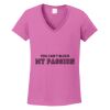 Ladies Heavy Cotton™ 100% Cotton V-Neck T-Shirt Thumbnail