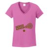 Ladies Heavy Cotton™ 100% Cotton V-Neck T-Shirt Thumbnail