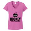 Ladies Heavy Cotton™ 100% Cotton V-Neck T-Shirt Thumbnail