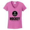 Ladies Heavy Cotton™ 100% Cotton V-Neck T-Shirt Thumbnail