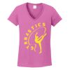 Ladies Heavy Cotton™ 100% Cotton V-Neck T-Shirt Thumbnail